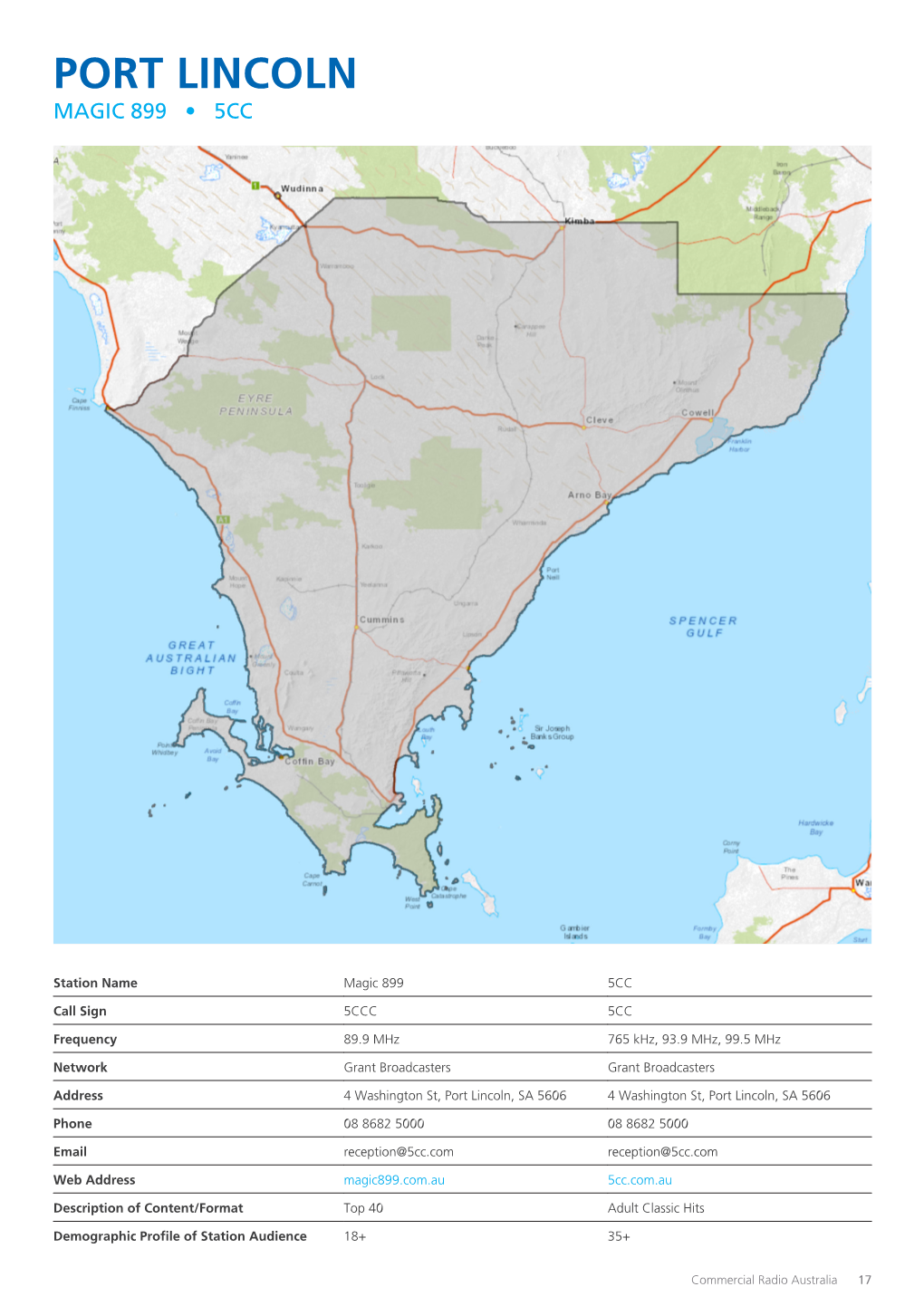 Port Lincoln Magic 899 • 5Cc