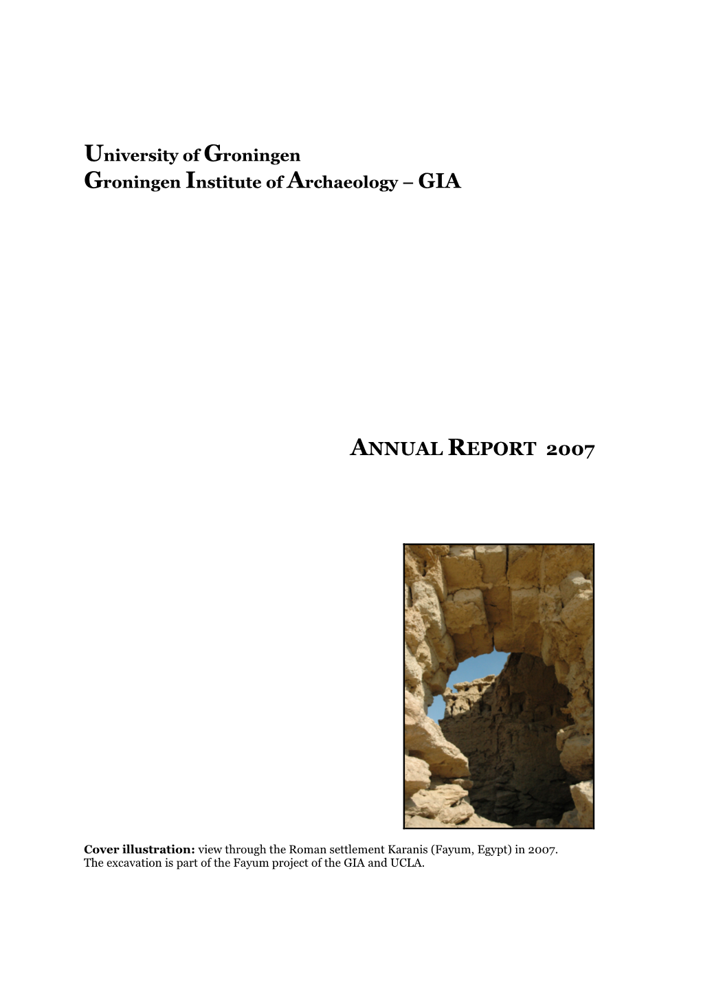 Annual Report 2007