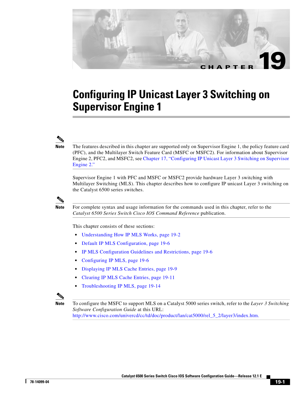 Configuring IP Unicast Layer 3 Switching on Supervisor Engine 1