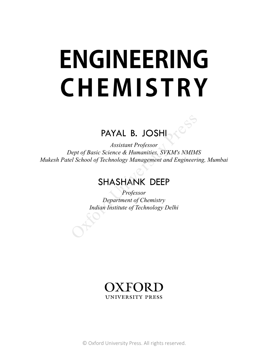 Engineering Chemistry