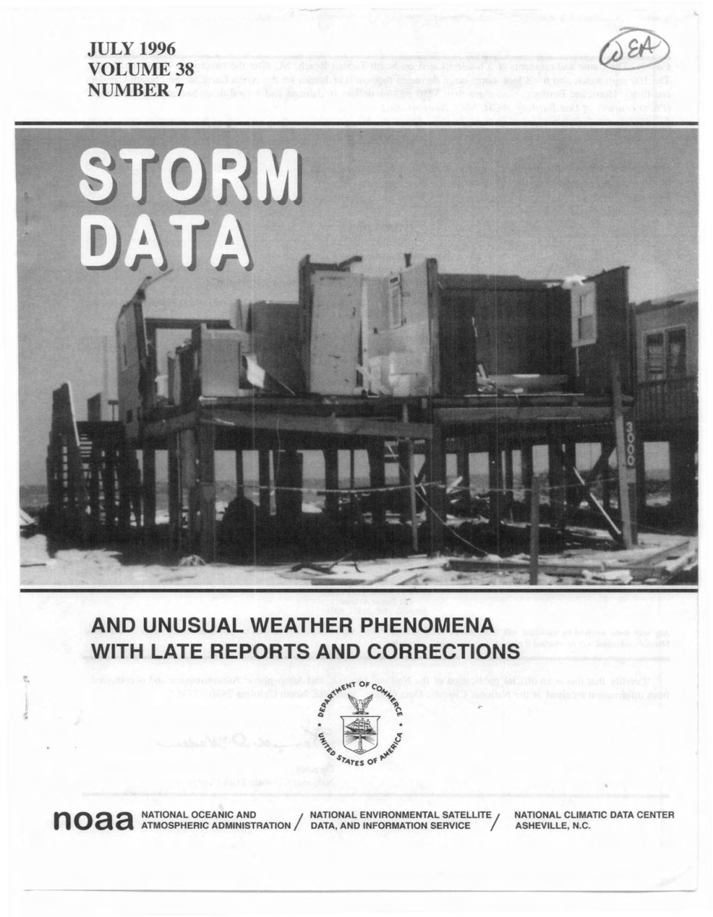 July 1996 Storm Data Publication