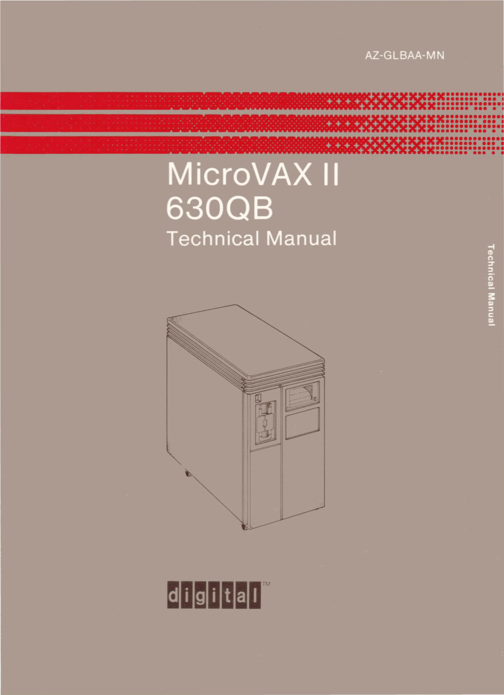 AZ-GLBAA-MN Microvax II 630QB Technical Manual.Pdf