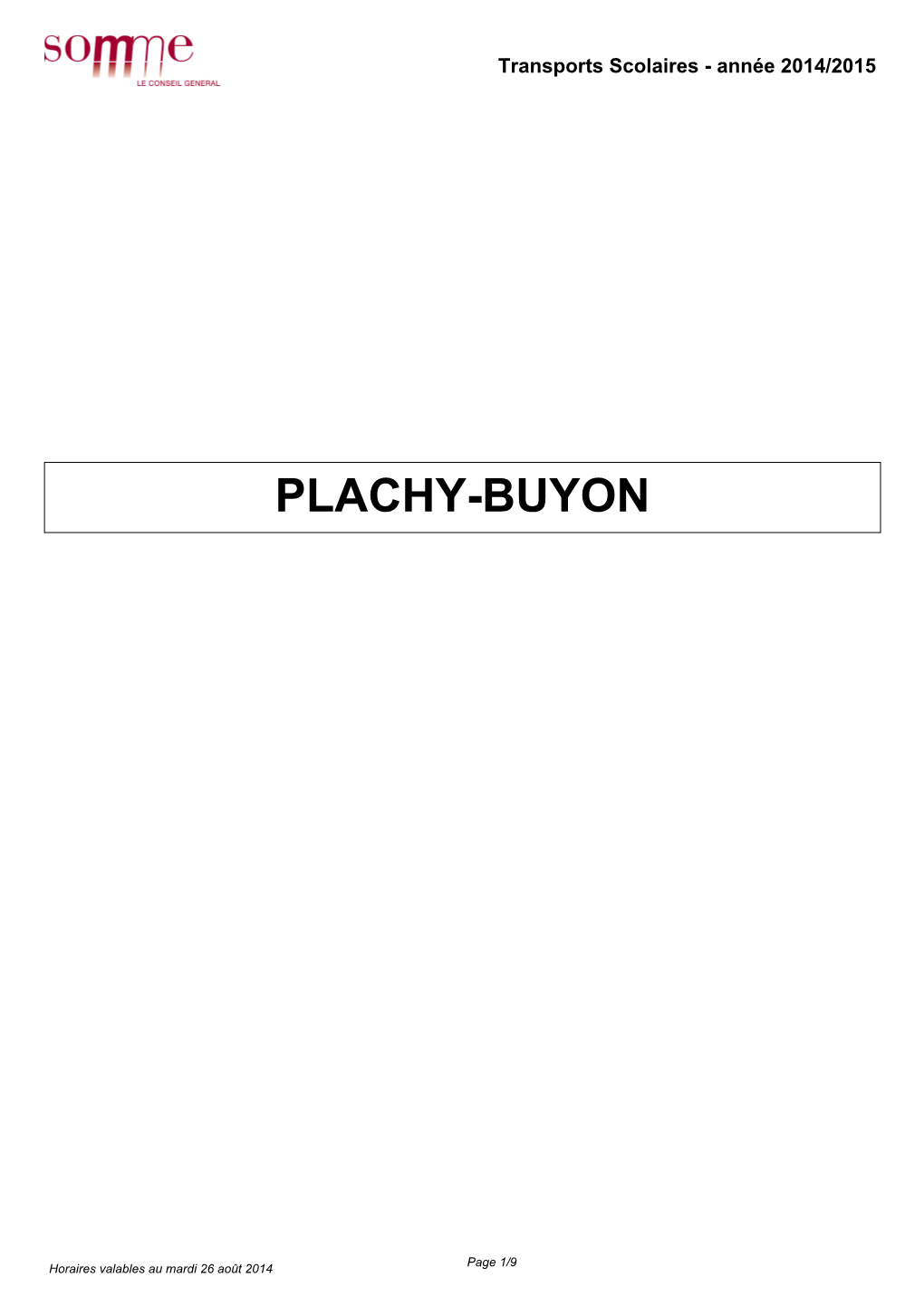 Plachy-Buyon