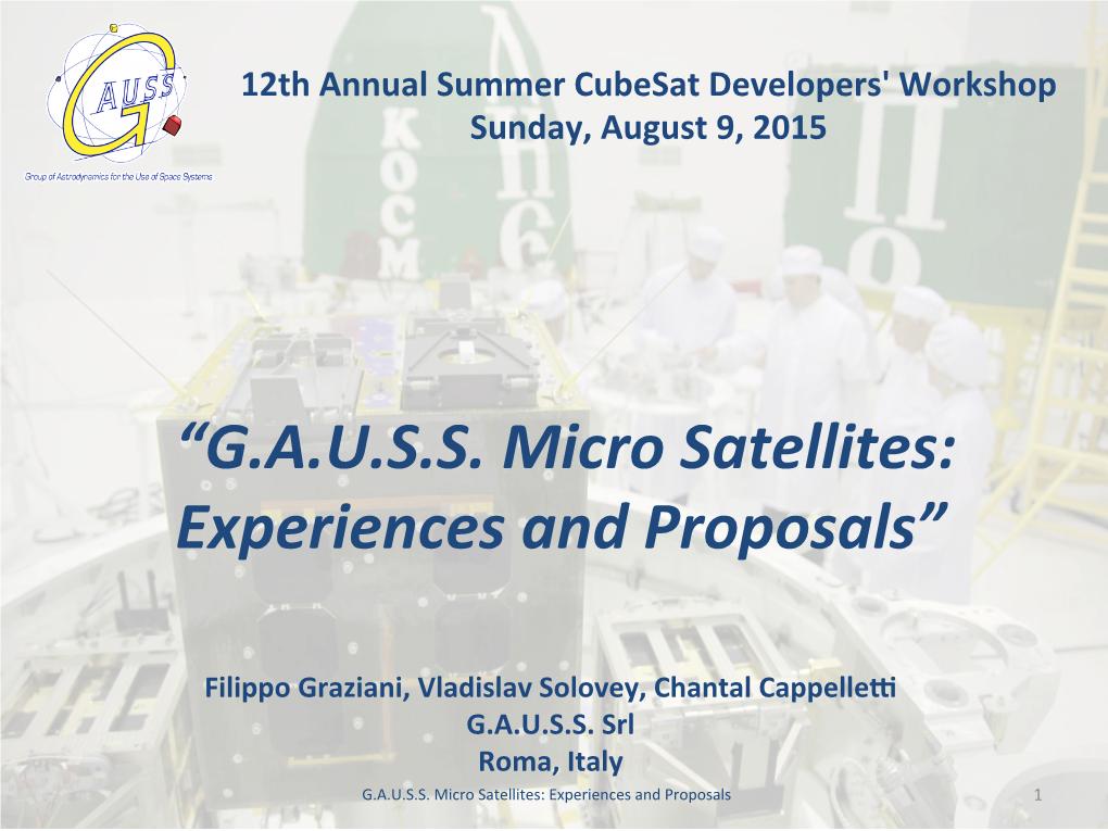 GAUSS Microsatellites