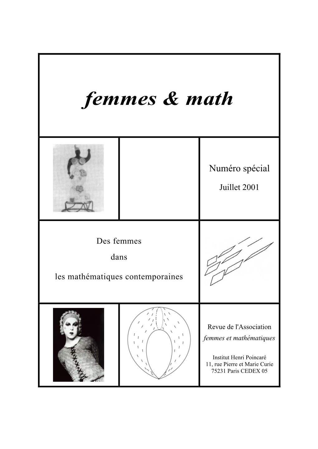 Des Femmes Dans Les Mathématiques Contemporaines »