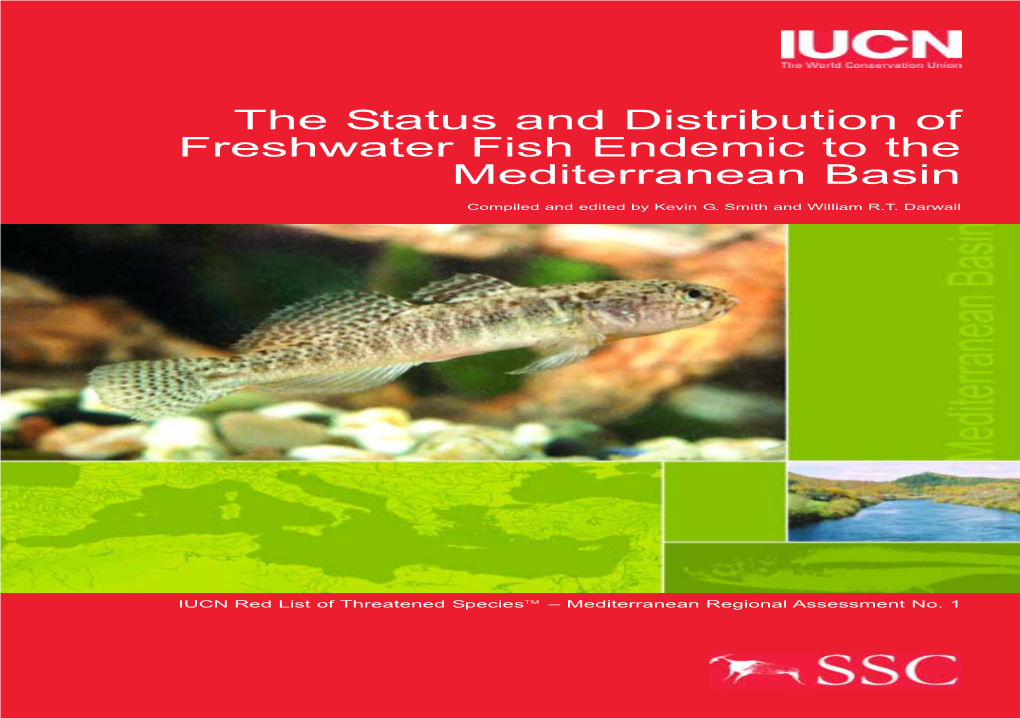 The Status and Distribution of Freshwater Fish Endemic to the Mediterranean Basin