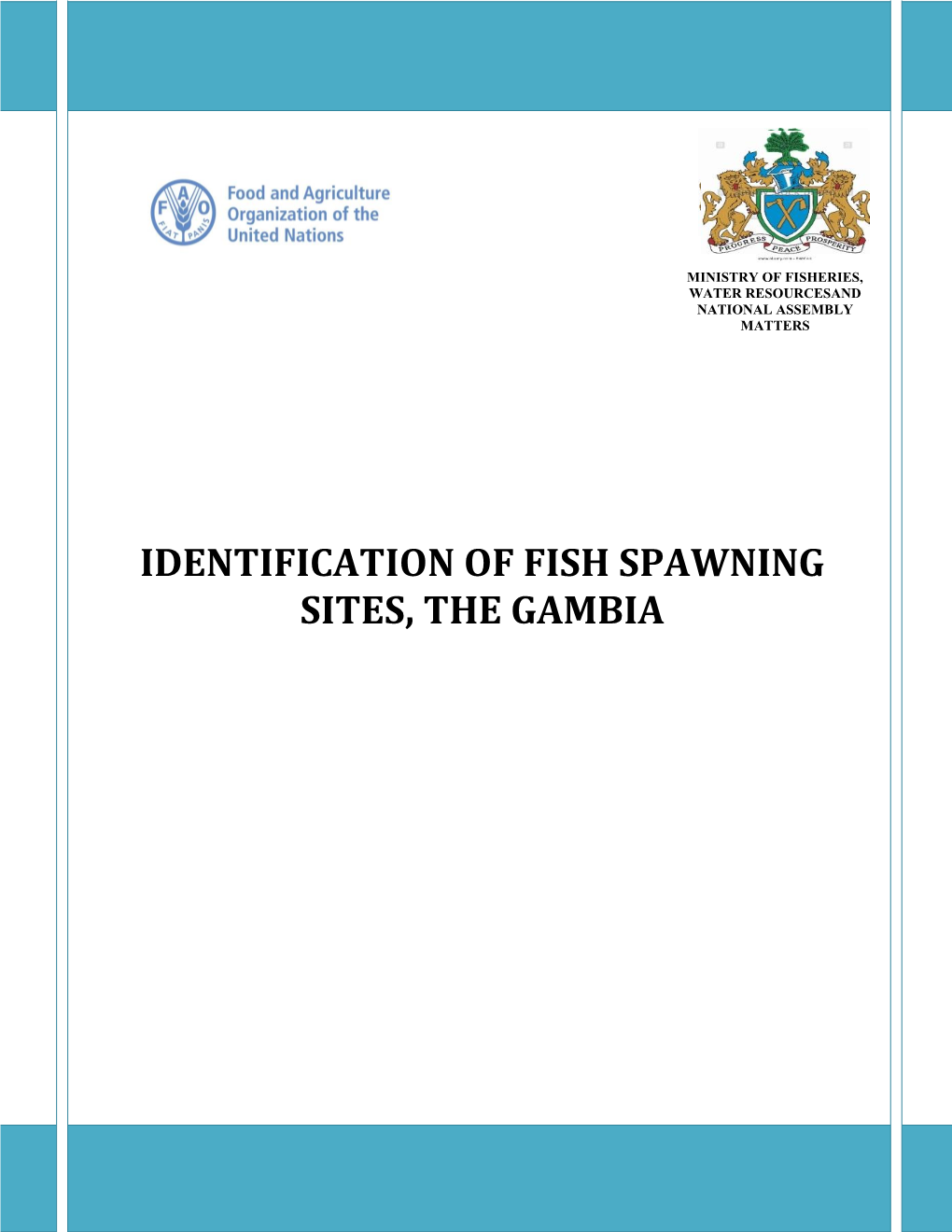 Identification of Fish Spawning Sites, the Gambia
