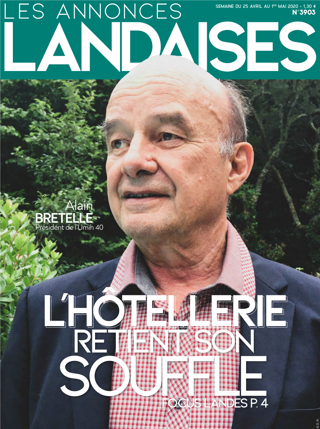 Les Annonces Landaises-3903-Semaine Du 25 Avril Au 1Er Mai 2020 © D