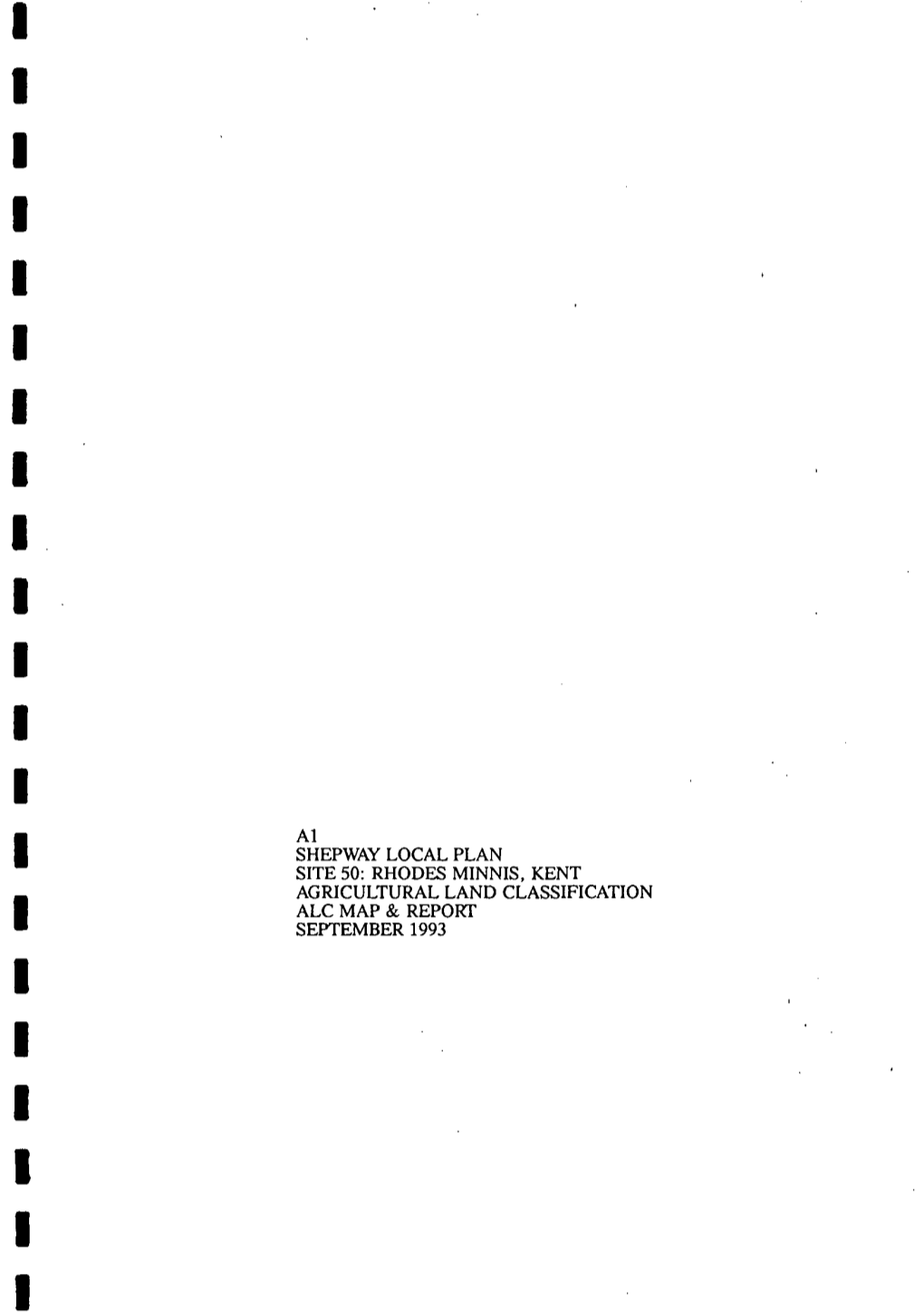 Rhodes Minnis. Kent Agricultural Land Classification