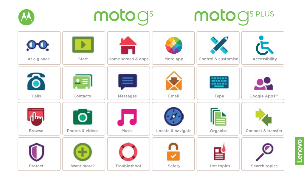 User Guide for Moto G5 and Moto G5 Plus