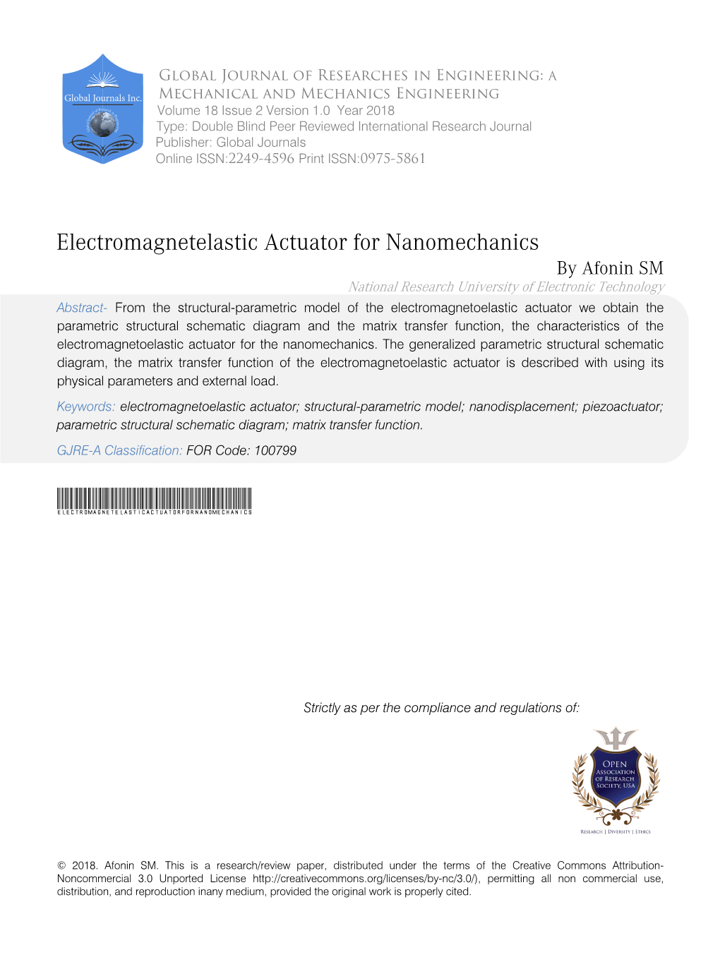 Electromagnetelastic Actuator for Nanomechanics