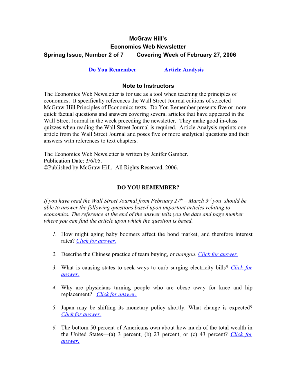 Economics Web Newsletter s1