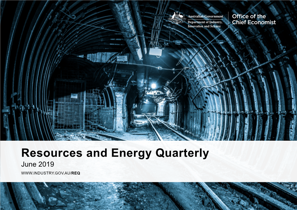 Resources and Energy Quarterly June 2019