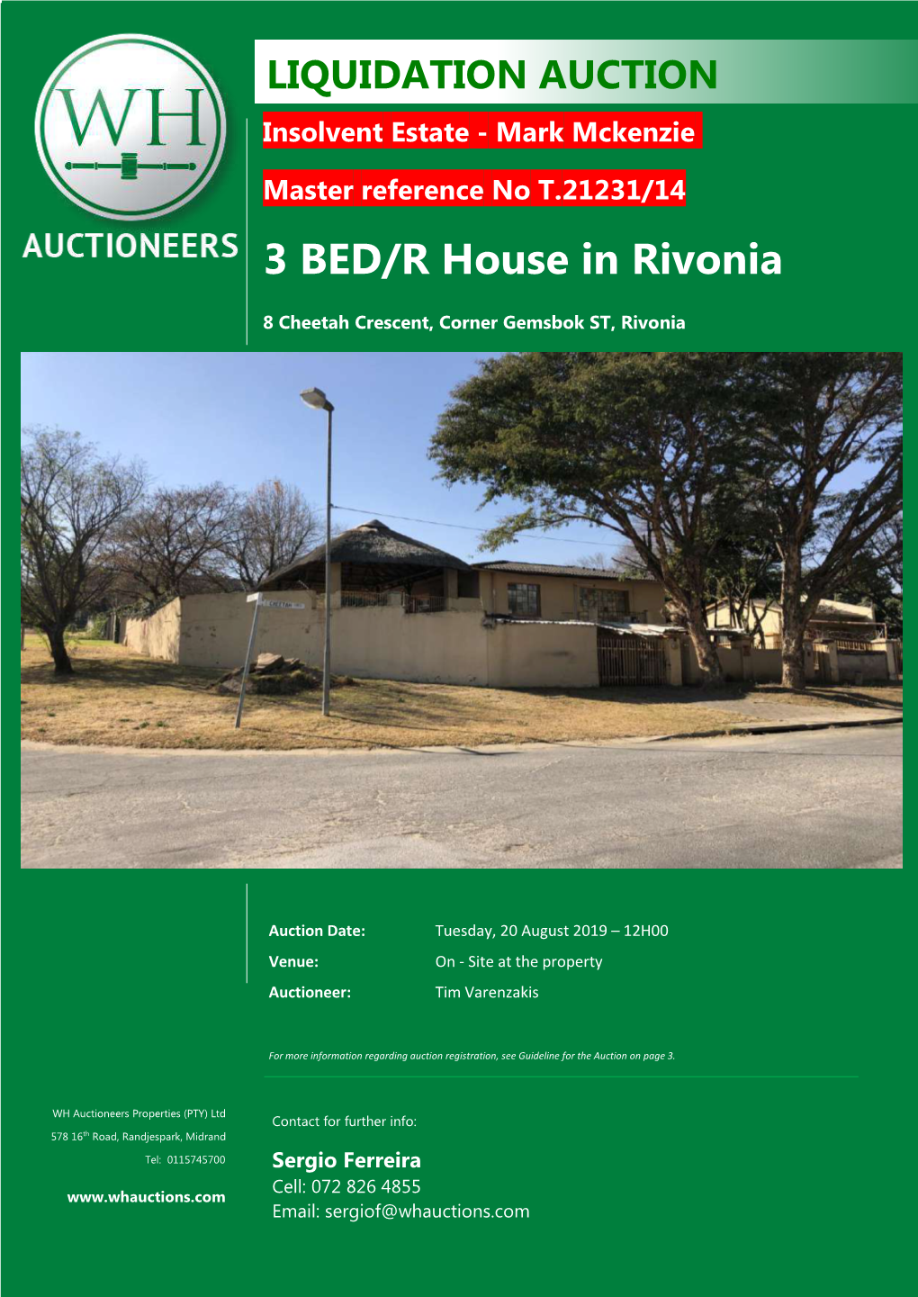 3 BED/R House in Rivonia