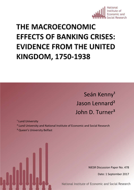 The Macroeconomic Effects of Banking Crises: Evidence from the United Kingdom, 1750-1938
