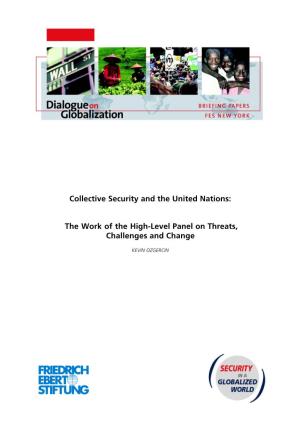 Collective Security and the United Nations
