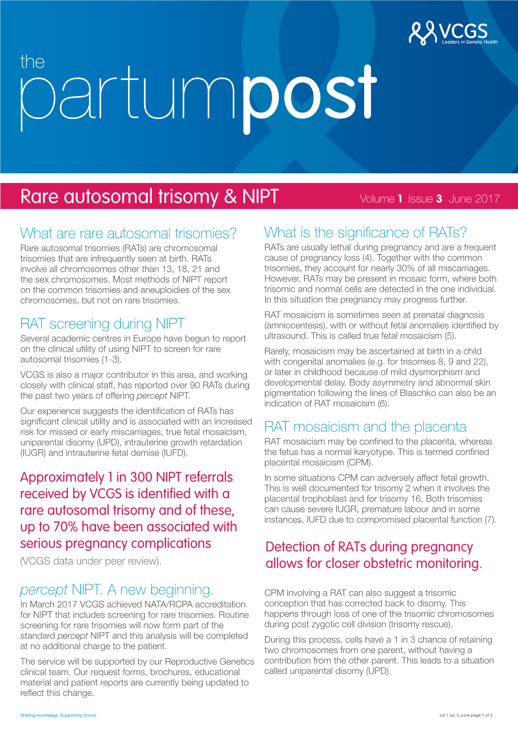 Rare Autosomal Trisomy & NIPT