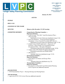 Minutes of the December 19, 2013 Meeting COMMITTEE