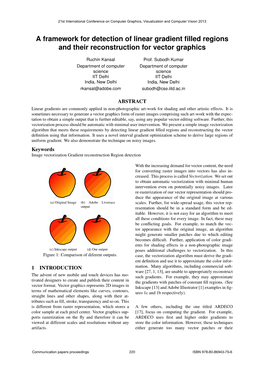 A Framework for Detection of Linear Gradient Filled Regions and Their