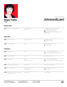 Stayci Taylor. Height 163 Cm