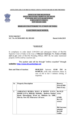 Bikram Chatterjee Vs. Union of India