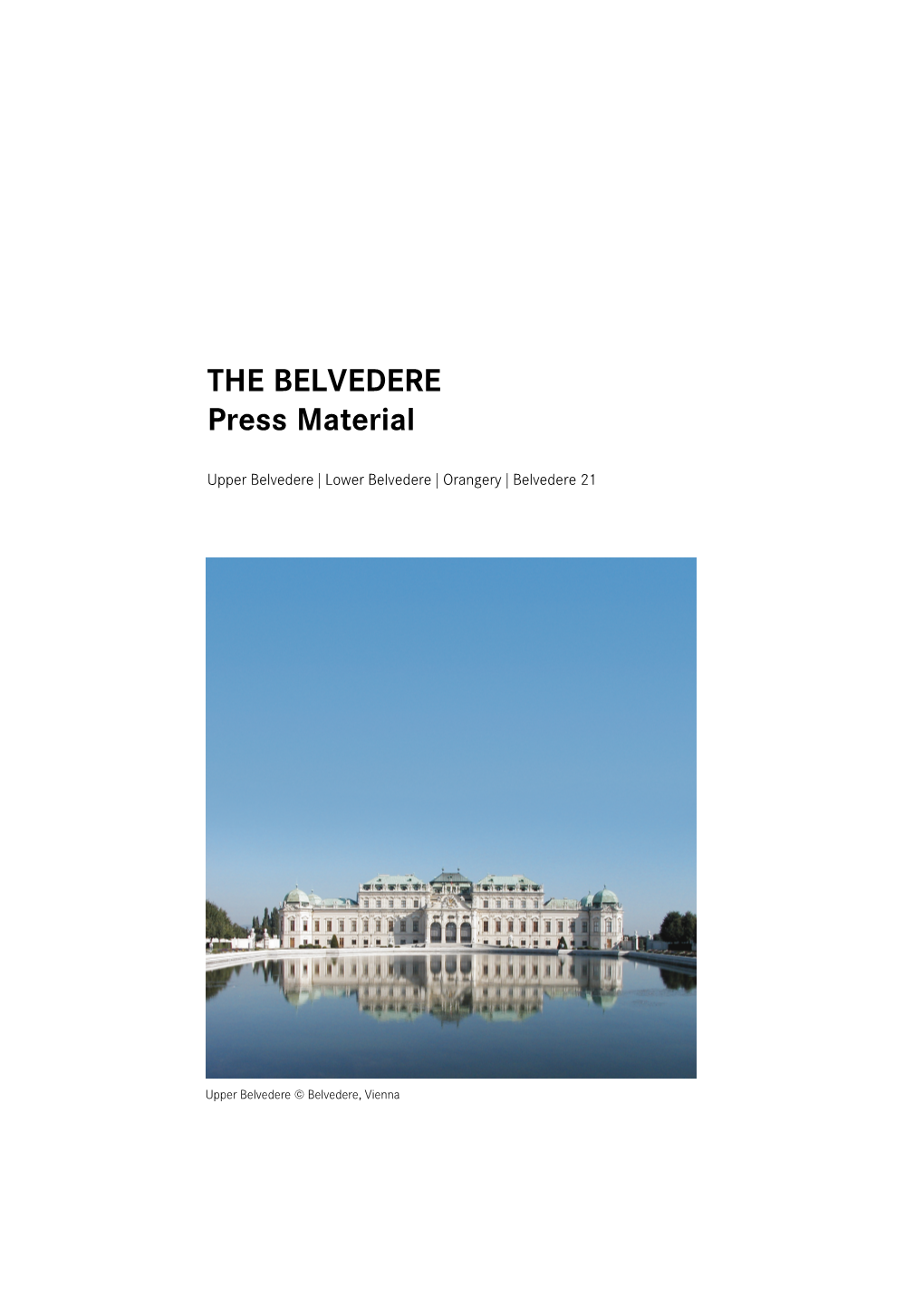 Press Kit Belvedere