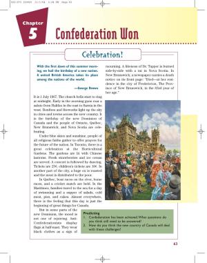 5 Confederation Won Celebration!