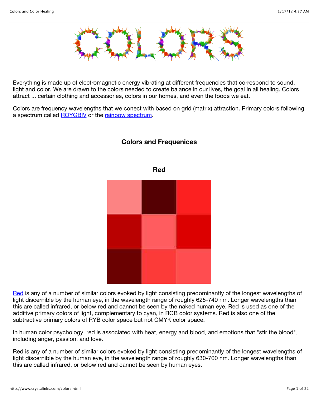 Colors and Color Healing.Pdf