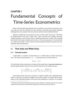 Fundamental Concepts of Time-Series Econometrics