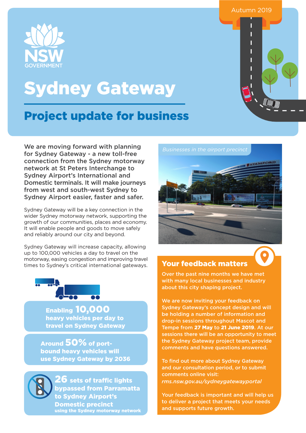 Sydney Gateway Project Update for Business
