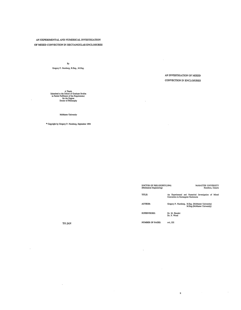 An Experimental and Numerical Investigation of Mixed Convection in Rectangular Enclosures