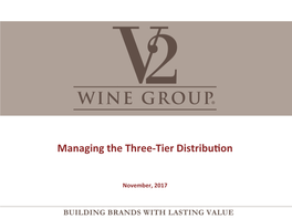 Managing the Three-Tier Distribu^On