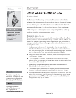 Jesus Was a Palestinian Jew by Robert C