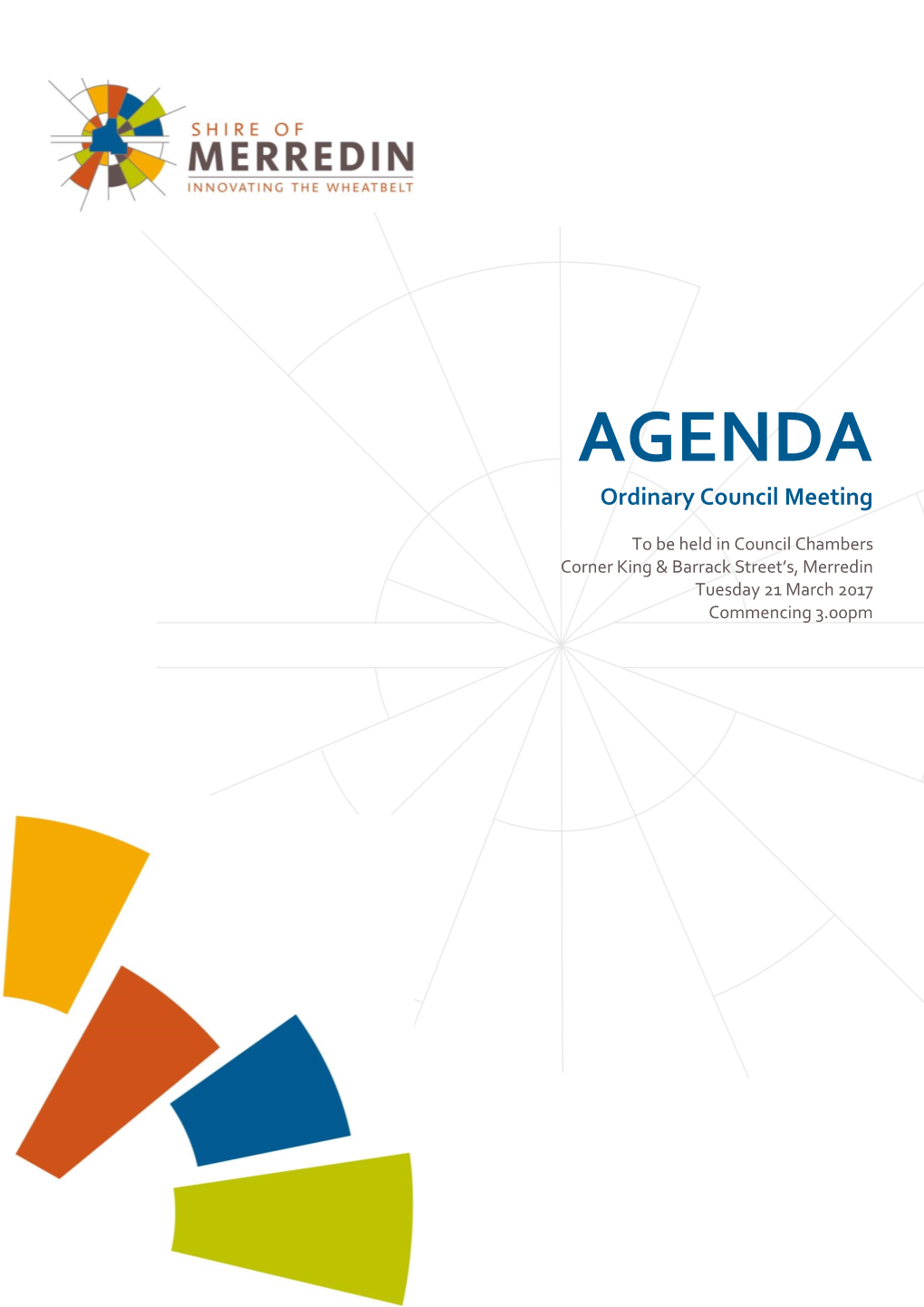 AGENDA Ordinary Council Meeting