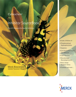 Calbiochem Inhibitor Sourcebook
