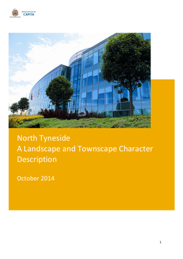 North Tyneside a Landscape and Townscape Character Description