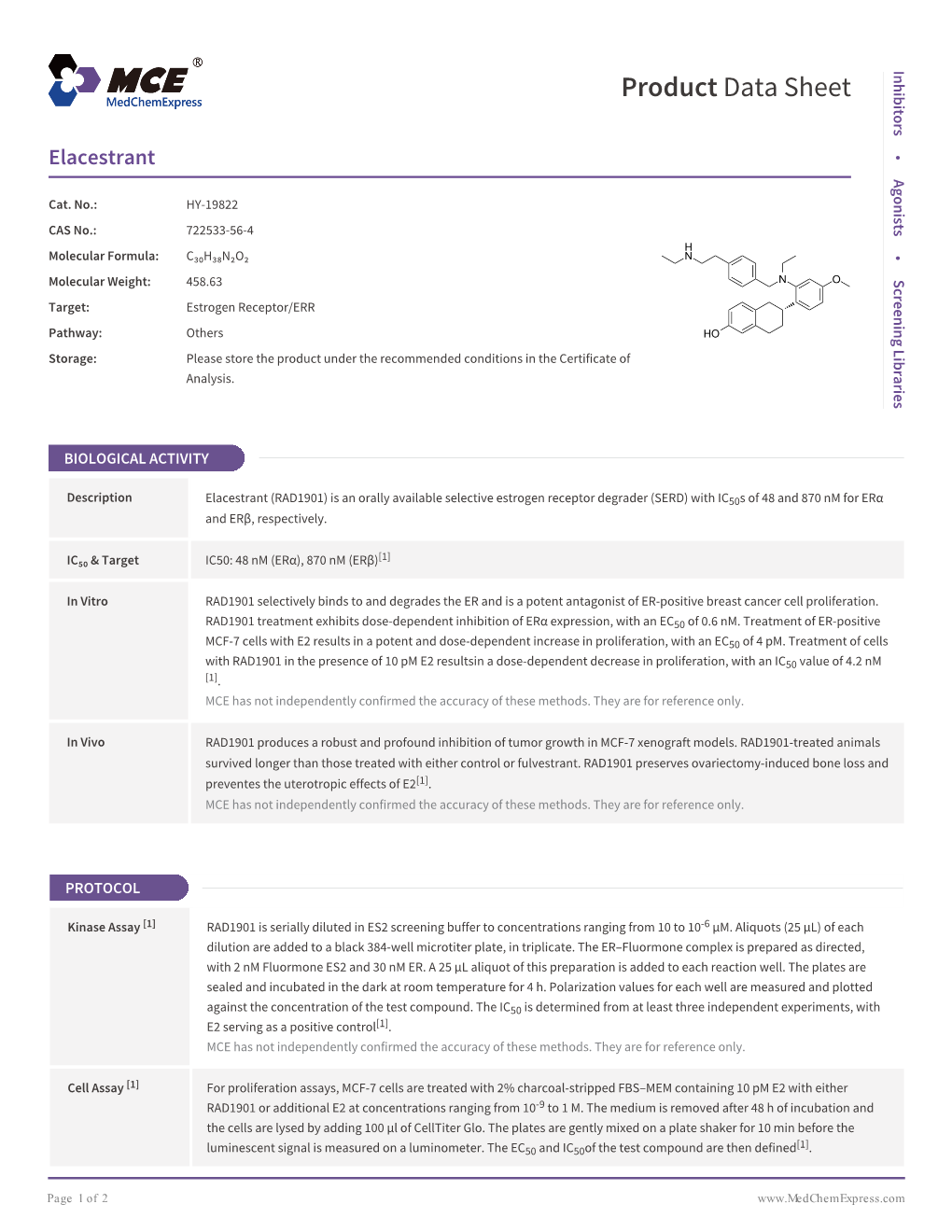 Elacestrant | Medchemexpress