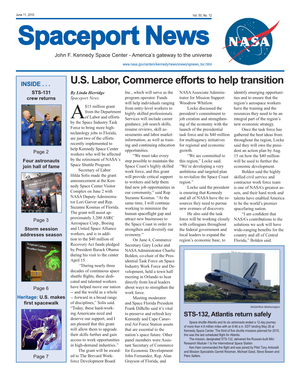 Spaceport News John F