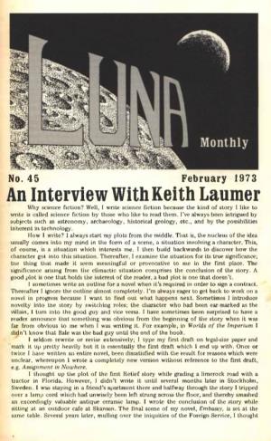 An Interviewwith Keith Laumer
