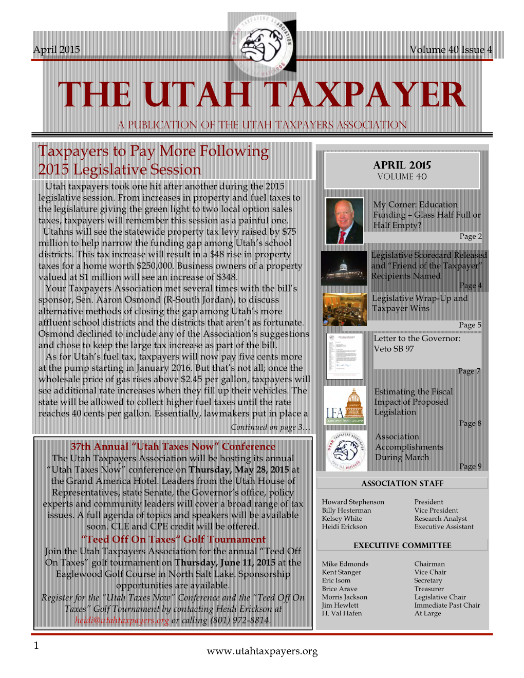 The Utah Taxpayer