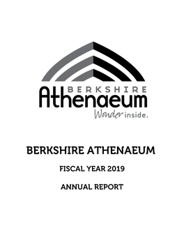 Athenaeum Annual Report FY2019