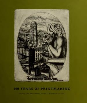 500 Years of Printmaking: Prints and Illustrated Books at Bowdoin College