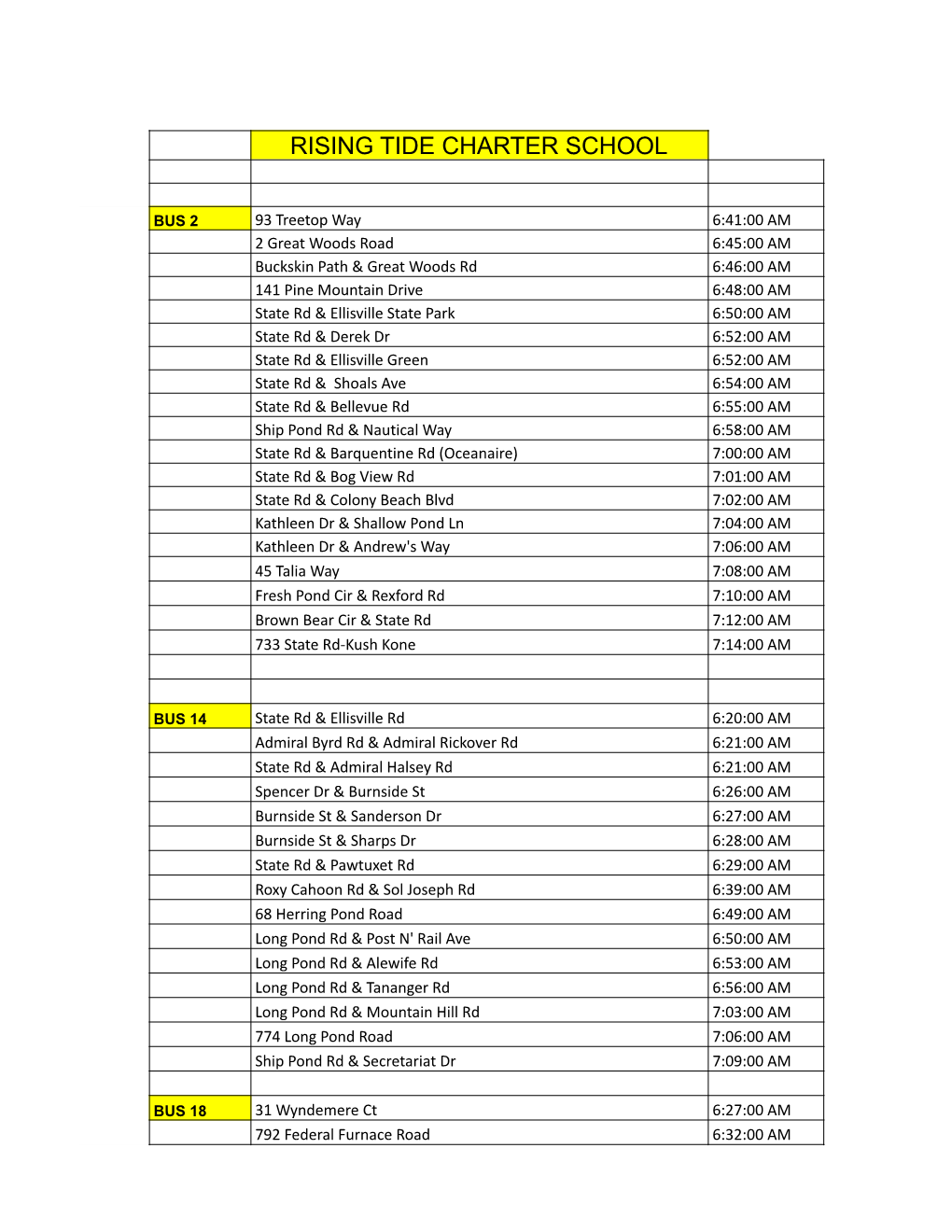 Rising Tide Charter School