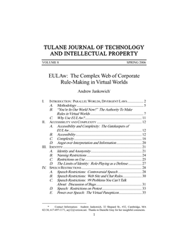 The Complex Web of Corporate Rule-Making in Virtual Worlds