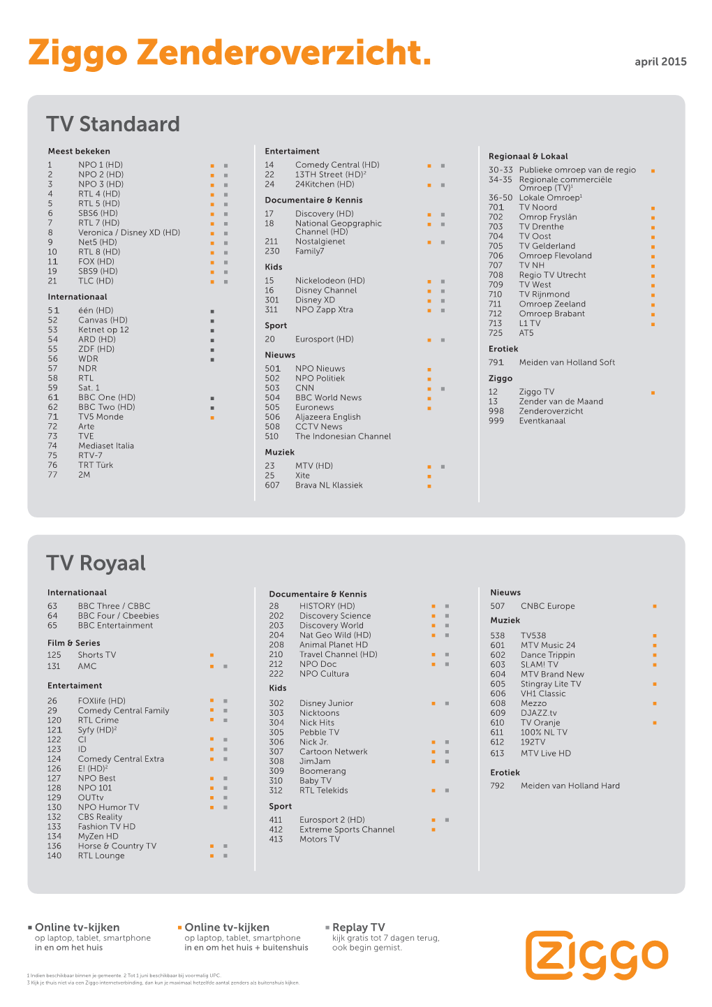 08 01 1503169 Ziggo Zenderoverzicht A4 5.Indd