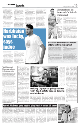 Harbhajan Was Lucky, Says Judge