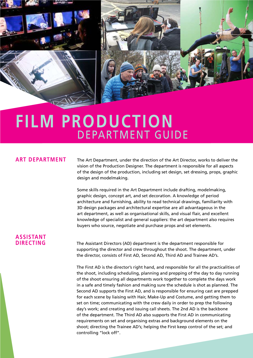 Film Department Guide