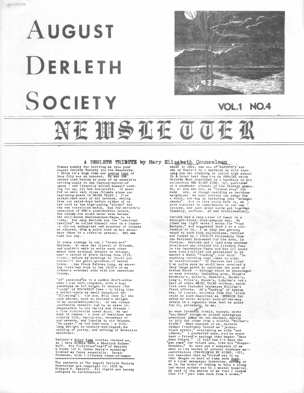 August Derleth Society