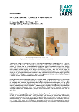 Victor Pasmore: Towards a New Reality