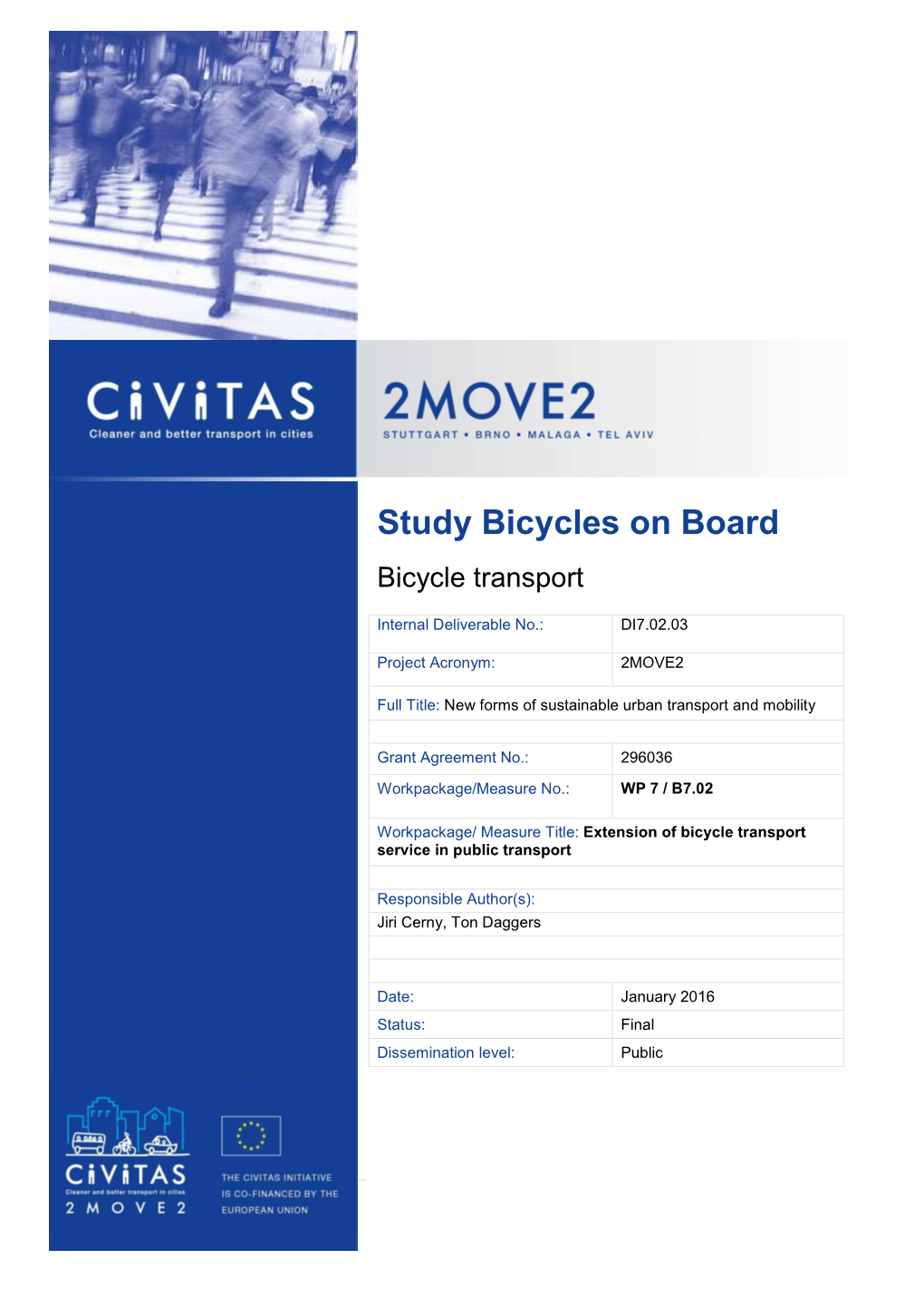 Study Bicycles on Board